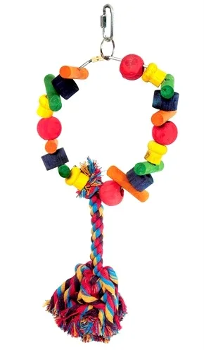 Happy Pet Speelgoed Papegaai Cartwheel 28x15x8 cm - Assorti