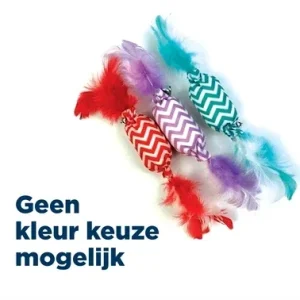 HAPPY PET TABBY PATCH CRINKLE SNOEPJE ASSORTI 19X2,5X2,5 CM