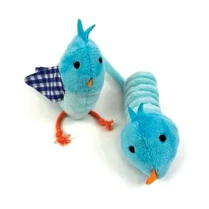 Happy Pet Tabby Patch Vogel - Blauw