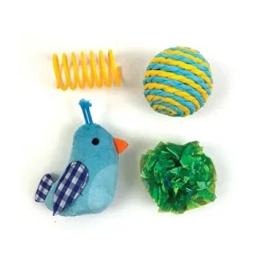 Happy Pet Tabby Patch Vogel Multipack - Blauw