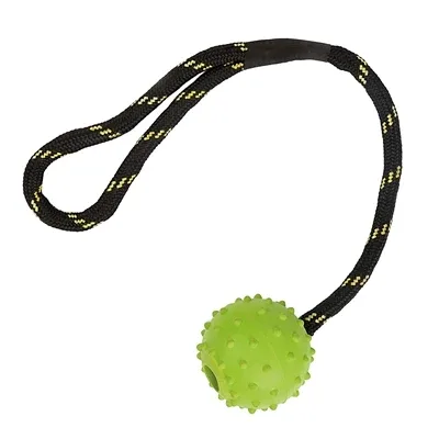 Happy Pet Tough Toys Floater Rubber Bal Touw - Assorti - Image 2