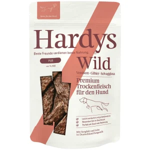 Hardys Pure dry meat strips wild hondensnack