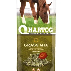 Hartog Grass mix (Gedroogd gras met structuurbrok)
