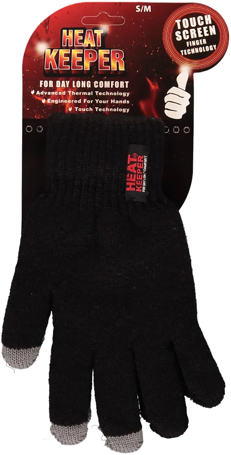 Heatkeeper Itouch - handschoenen - Zwart - L/XL