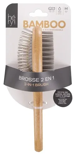 Hery Labo Borstel 2 in 1 Bamboe