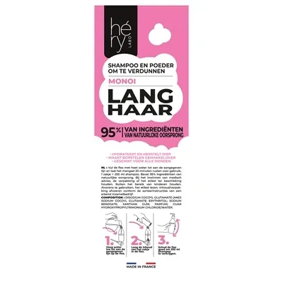 Hery Shampoo Poeder Langharige Vacht - 25 gram