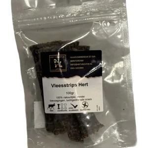Het Vachtje Snack - Vleesstrips Hert - 100gr