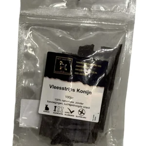 Het Vachtje Snack - Vleesstrips Konijn - 100gr