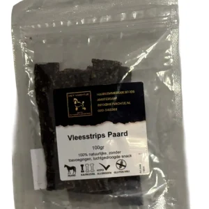 Het Vachtje Snack - Vleesstrips Paard - 100gr