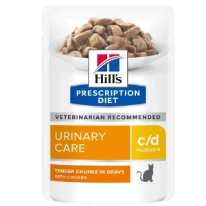 HILL'S - Prescription Diet c/d Multicare Maaltijdzakje voor Katten met Kip