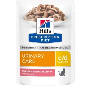 HILL'S - Prescription Diet c/d Multicare Maaltijdzakje voor Katten met Zalm