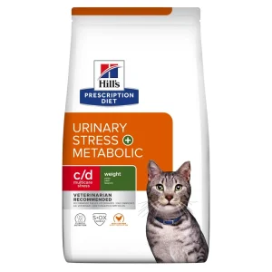 Hill's Prescription Diet Urinary Stress + Metabolic c/d - Kattenvoer - 8 Kilogram - kip