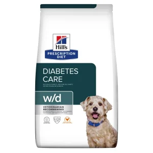 Hill's Prescription Diet w/d Diabetes Care - Hondenvoer veterinair - 0.37 Kilogram - kip