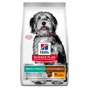 Hill's Science Plan Adult Perfect Weight & Active Mobility - Hondenvoer - 12 Kilogram - kip