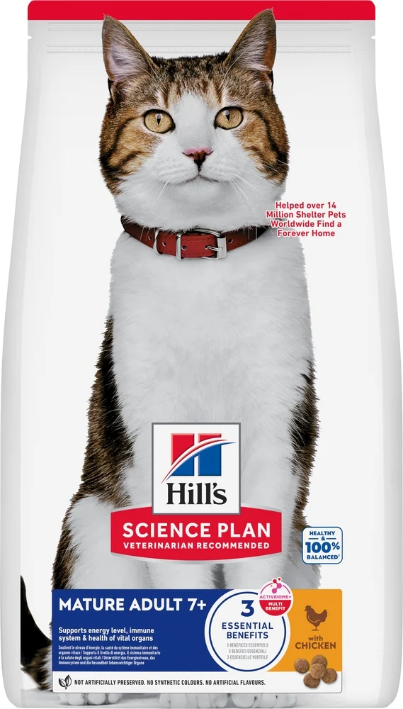 Hill's Science Plan Mature - Kattenvoer - 1.5 Kilogram - kip