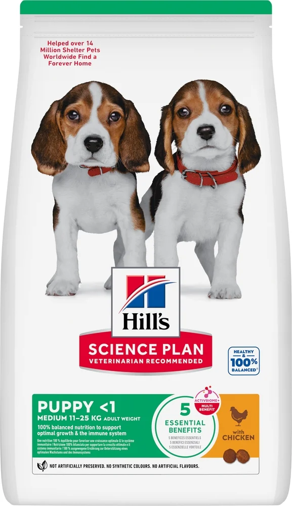 Hill's Science Plan Puppy Medium - Hondenvoer - 2.5 Kilogram - kip