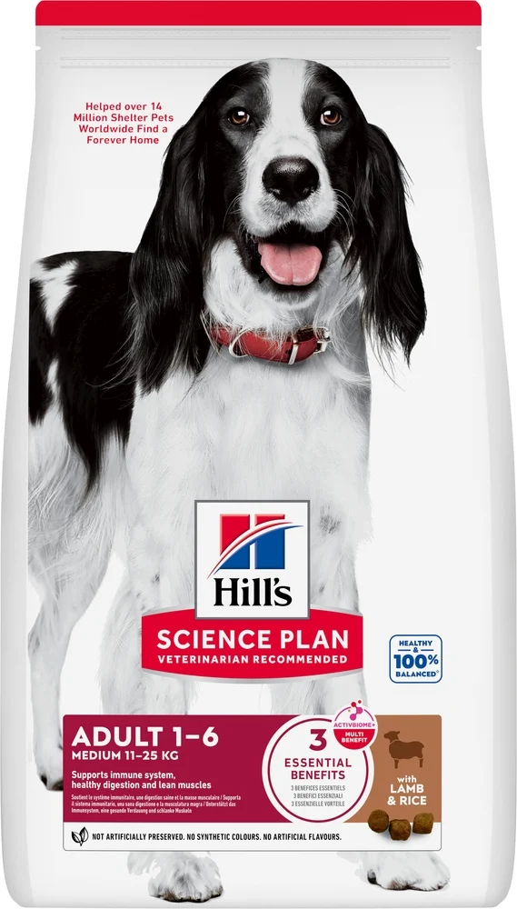 Hill鈥檚 Science Plan Adult - Hondenvoer - 12 Kilogram - Lam & rijst