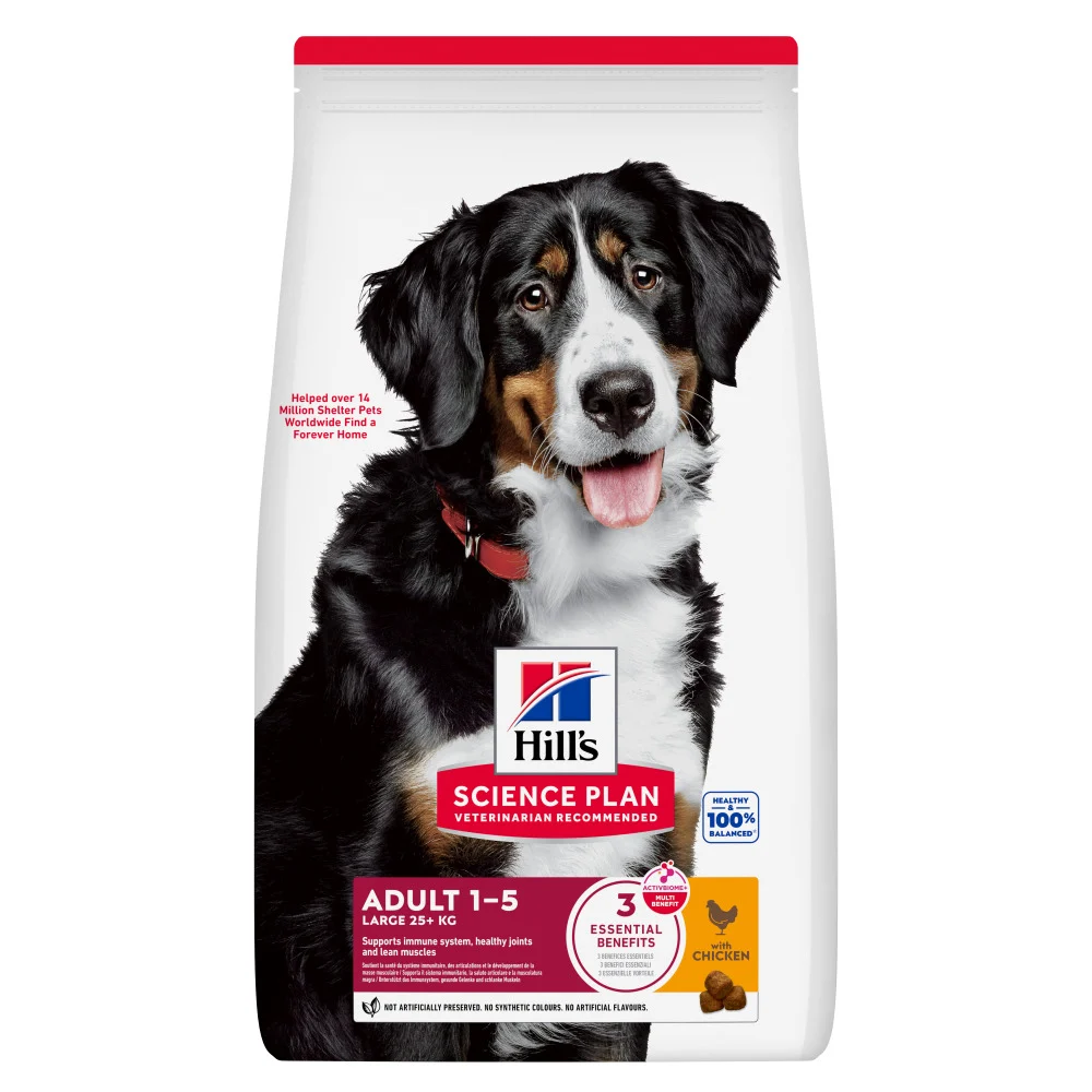 Hill鈥檚 Science Plan Adult Large Breed - Hondenvoer - 12 Kilogram - kip