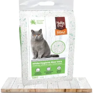 Hobby First Feline White Hygiene Aloe Vera 12 ltr