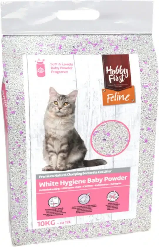 Hobby First Feline White Hygiene Baby Powder 12 ltr