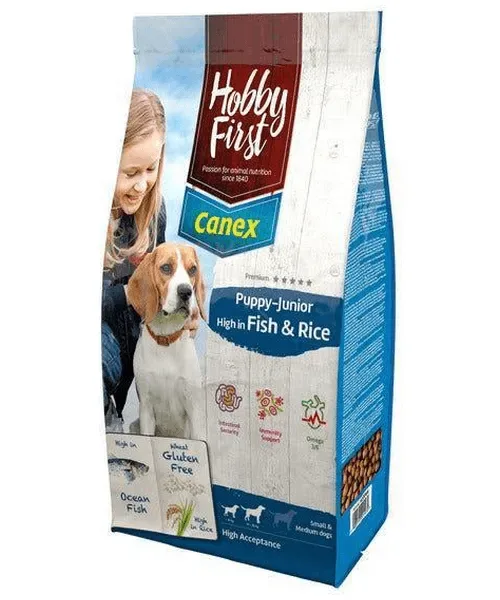 HobbyFirst Canex Puppy-Junior High in Fish & Rice
