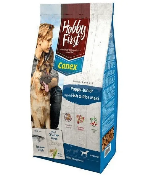 HobbyFirst Canex Puppy-Junior High in Fish & Rice Maxi