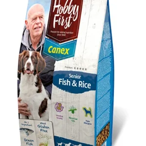 HobbyFirst Canex Senior vis en rijst hondenvoer