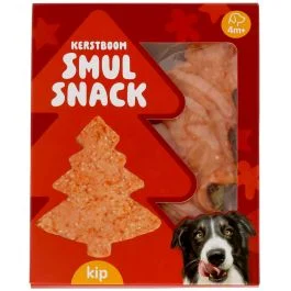 Homestyle Kerstboom Smulsnack - Verwensnacks - 160 g Kip&Rijst&Wortel - Verwensnacks - Pets Place
