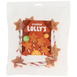 Homestyle Sterren Lolly's - Verwensnacks - 112 g Kip - Verwensnacks - Pets Place