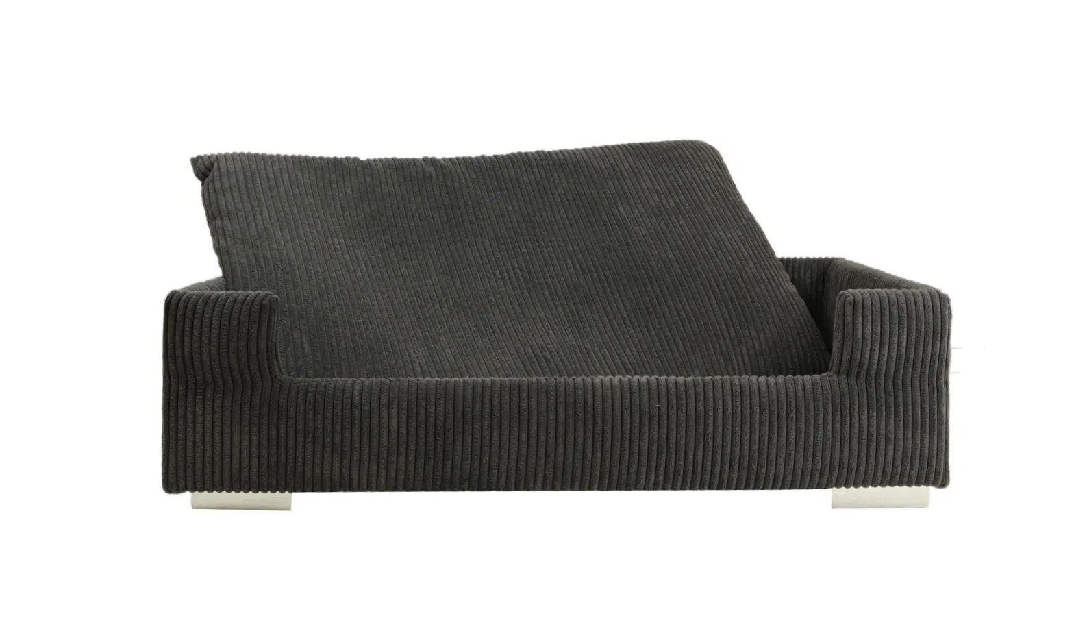 Hondenbank Ribbed Zwart - Image 2