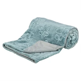 Hondendeken Soft Pluche Blauw Grijs