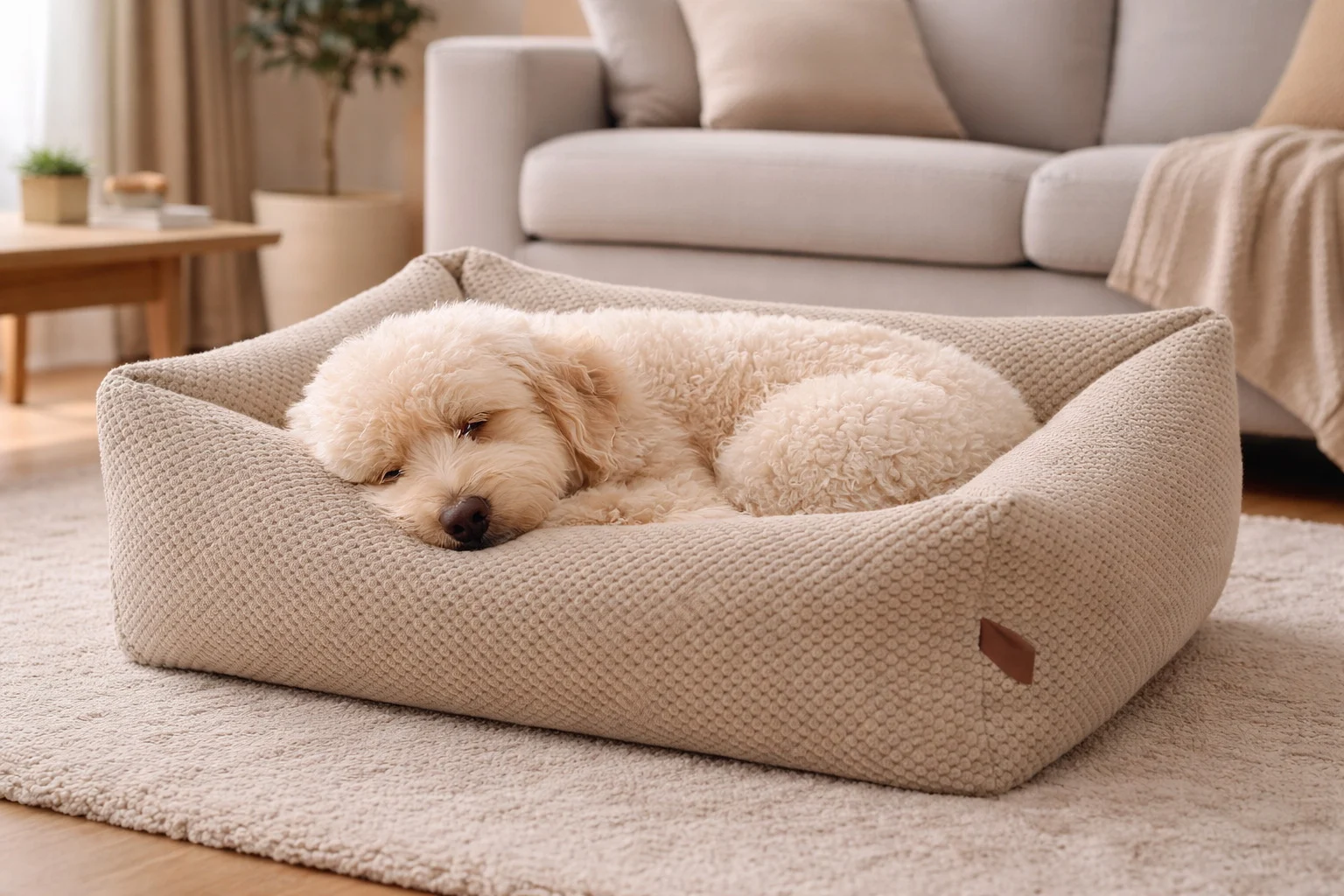 Hondenmand Supersoft Taupe