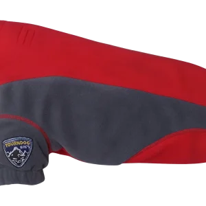 Hondenvest Fleece Grijs Rood L