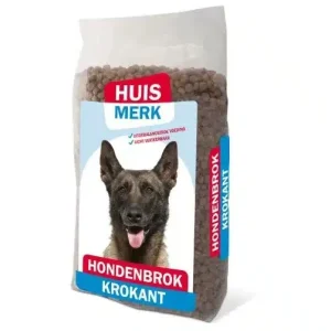 Huismerk krokant adult 10 kg hondenvoer