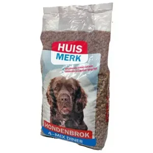 Huismerk krokant adult diner 10 kg hondenvoer
