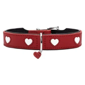 HUNTER Halsband Love, rood