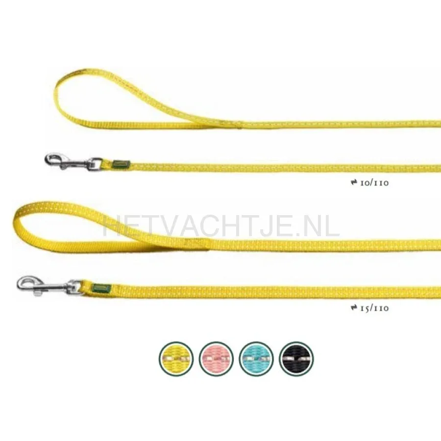Hunter NYLON REFLECTERENDE hondenriem 110cm voor pups & kleine honden (4 kleuren) - Image 2