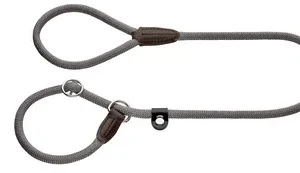 Hunter Retrieverlijn met Stop Freestyle 170x1 cm - Grijs