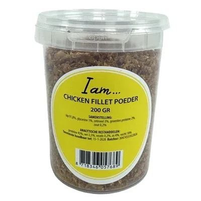 I Am Chicken Fillet Poeder - 200 gram - Image 2