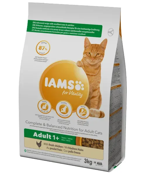 Iams Adult met Kip (ondersteunt gezondheid en vitaliteit)
