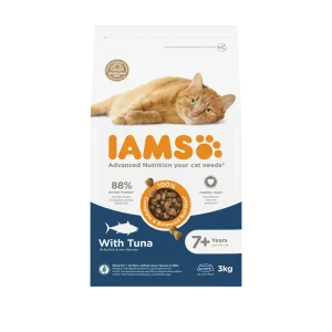 Iams Cat Senior 7+ Kattenvoer Tuna 3 kg