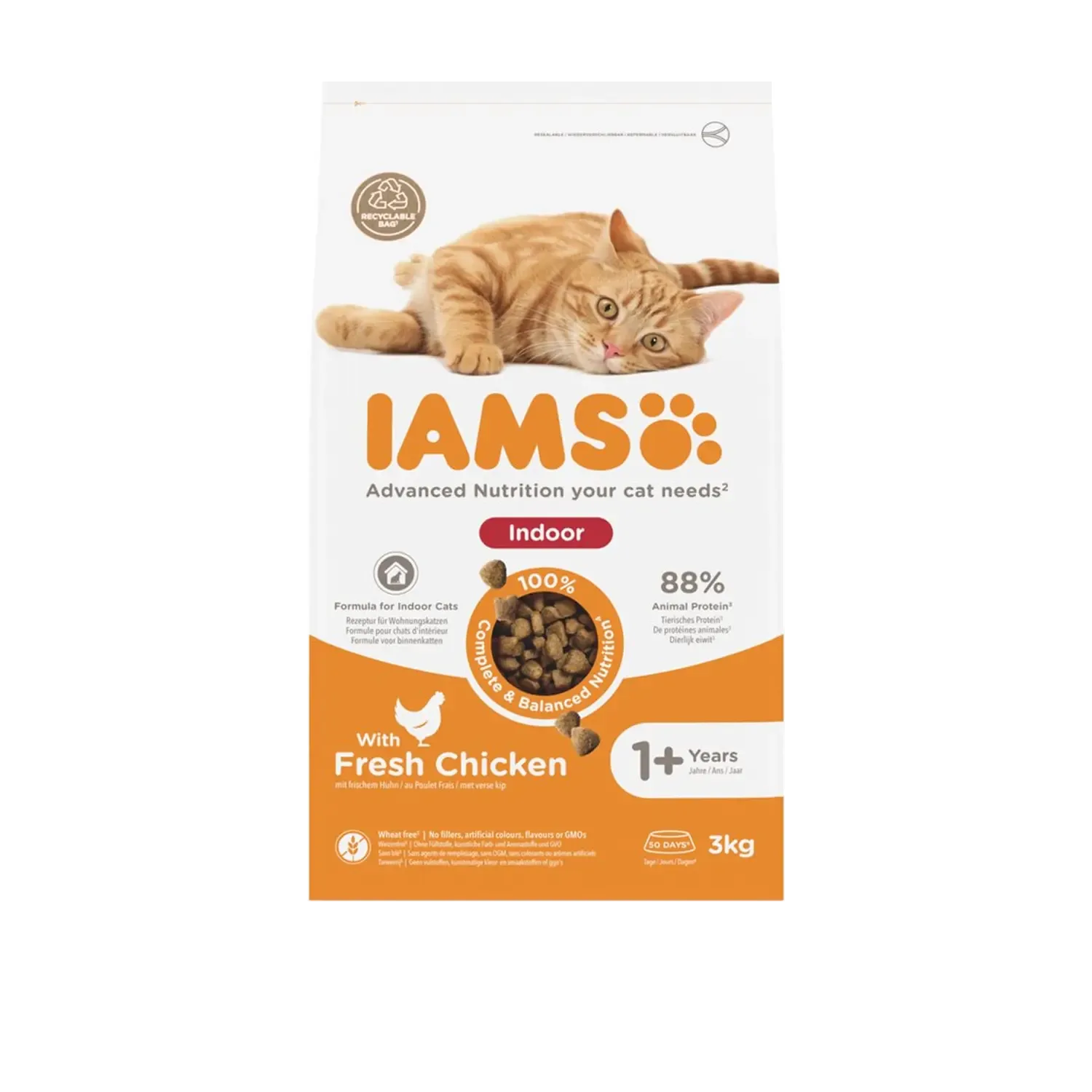 Iams Kat Adult Sterilised Kip Kattenvoer 3 kg