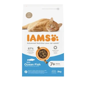 Iams Kat Senior Vis Kattenvoer 3 kg
