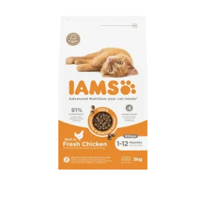 Iams Kitten Kip Kattenvoer 3 kg