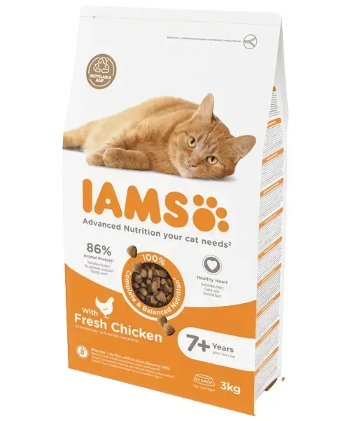 Iams Senior 7+ Chicken (Tarwevrij product)