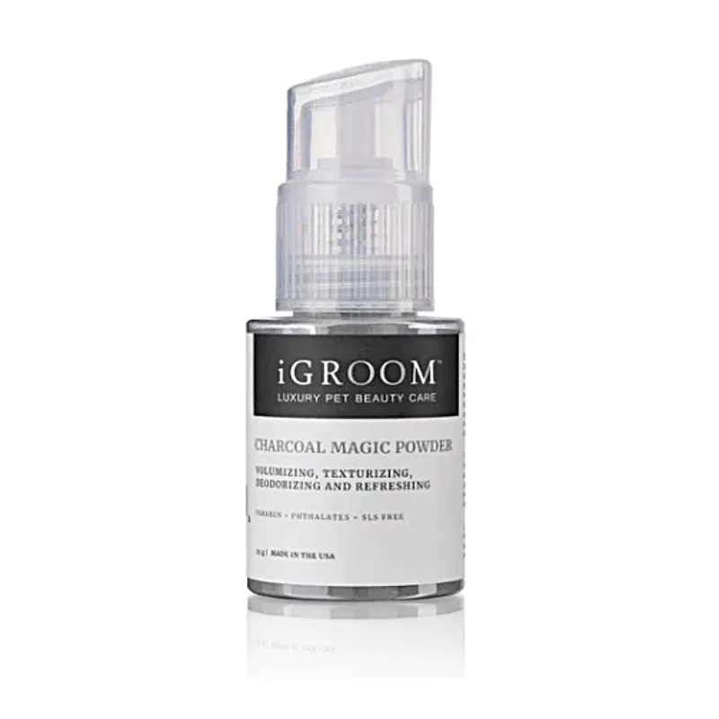 iGroom - Charcoal Magic Powder - Volume & Frisheid voor honden - 25gr