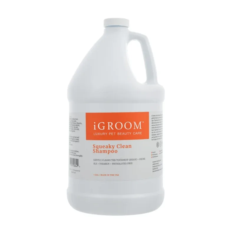 iGroom - Squeaky Clean Shampoo - Heavy Duty - Zachte shampoo - 3.8L