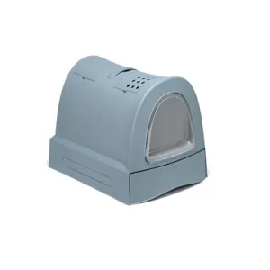 Imac Kattenbak Zuma 2nd Life met Schuiflade Avio 40x56x42,5 cm - Blauw