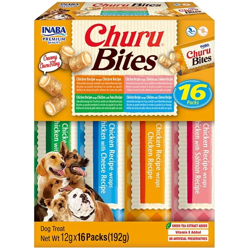 INABA Bites Dog Multipack 4 Varieties