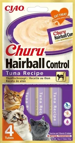 Inaba Churu Hairball Tuna Recipe - 14 gr